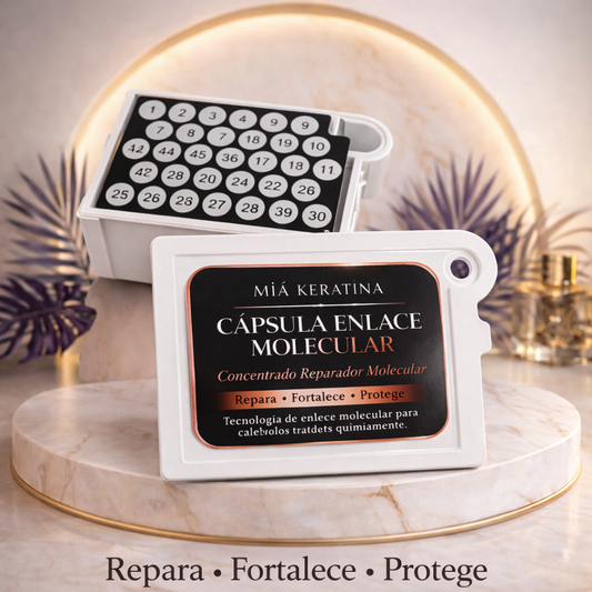 Molecular Bond Repair Capsules – Rebuild Broken Hair Bonds from Within