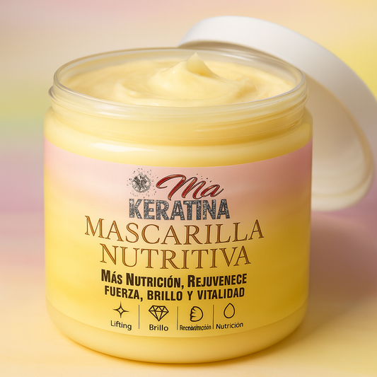 MiaKeratina Nourishing Hair Mask product – protein-rich formula for soft, strong and frizz-free hair from the very first use.
