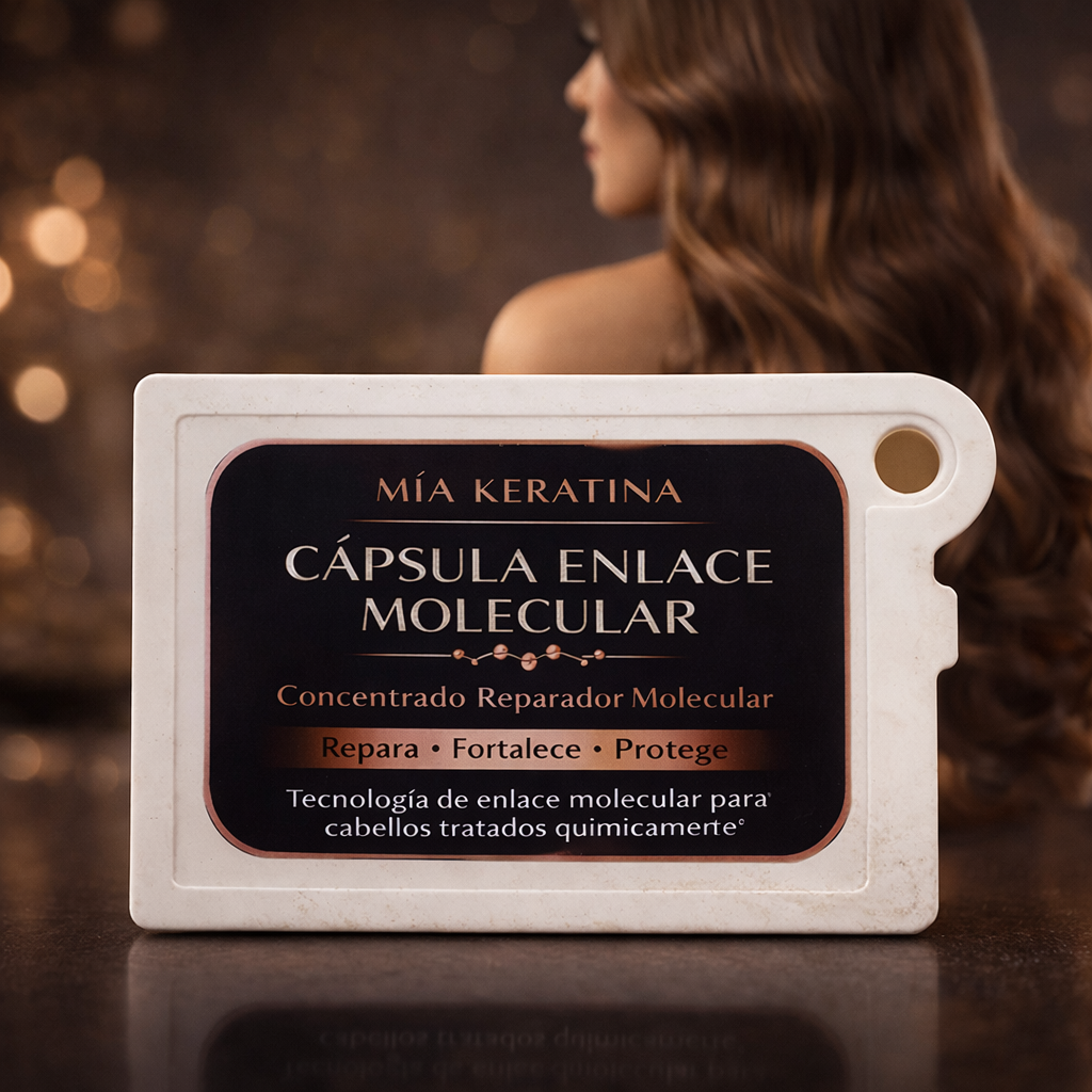 Molecular Bond Repair Capsules – Rebuild Broken Hair Bonds from Within